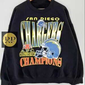 San Diego Chargers AFC Champions Black Sweatshirt Unisex Men Women shirt black